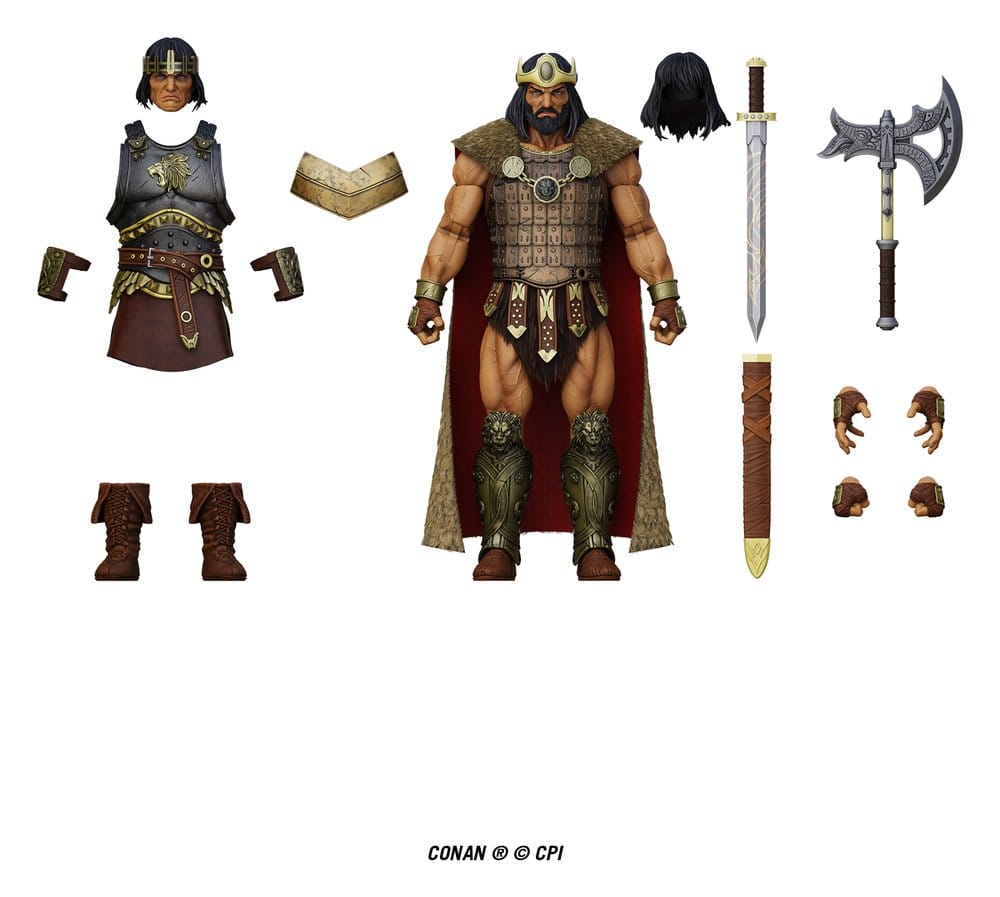 Conan Epic H.A.C.K.S. Action Figure 1/12 King Conan: Ruler of Aquilonia