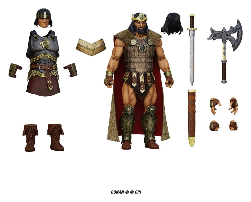 Conan Epic H.A.C.K.S. Action Figure 1/12 King Conan: Ruler of Aquilonia