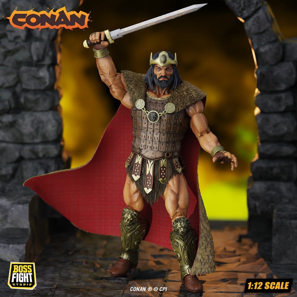 Conan Epic H.A.C.K.S. Action Figure 1/12 King Conan: Ruler of Aquilonia
