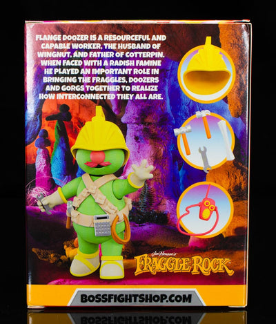 Fraggle Rock Action Figure Flange Doozer - Damaged packaging