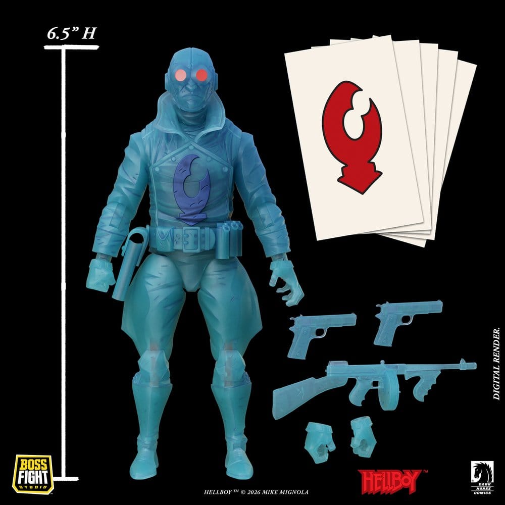 Lobster Johnson 1/12 Action Figure The Ghost of Lobster Johnson (Limited Edition) heo exclusive 17 cm