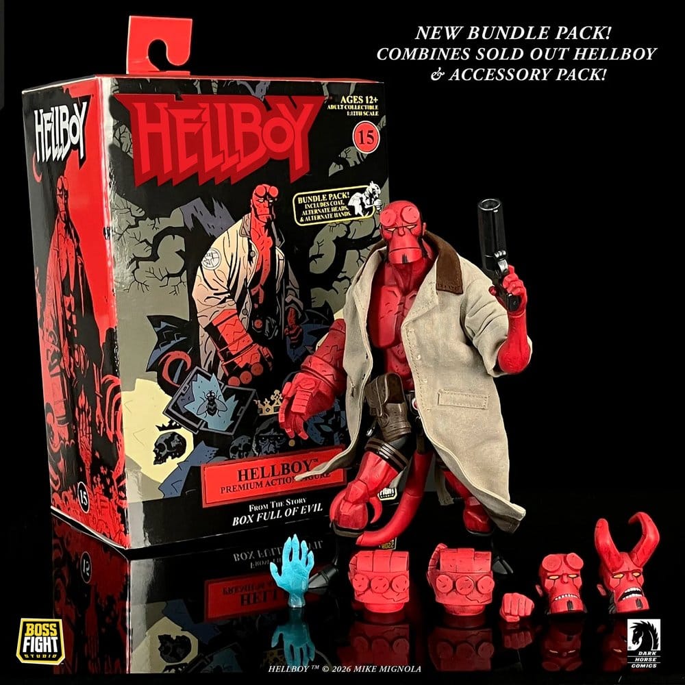 Hellboy Action Figure 1/12 Scale Bundle Pack