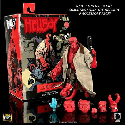 Hellboy Action Figure 1/12 Scale Bundle Pack