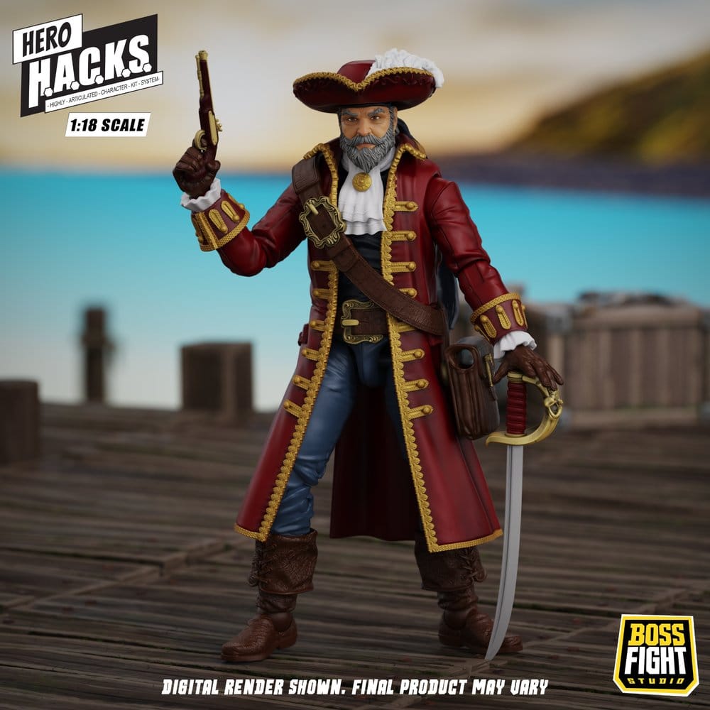 Hero H.A.C.K.S. Core Action Figure 1/18 Heroes and Villains Wave 1 John Bradford: Captain of the Temporal Voyager