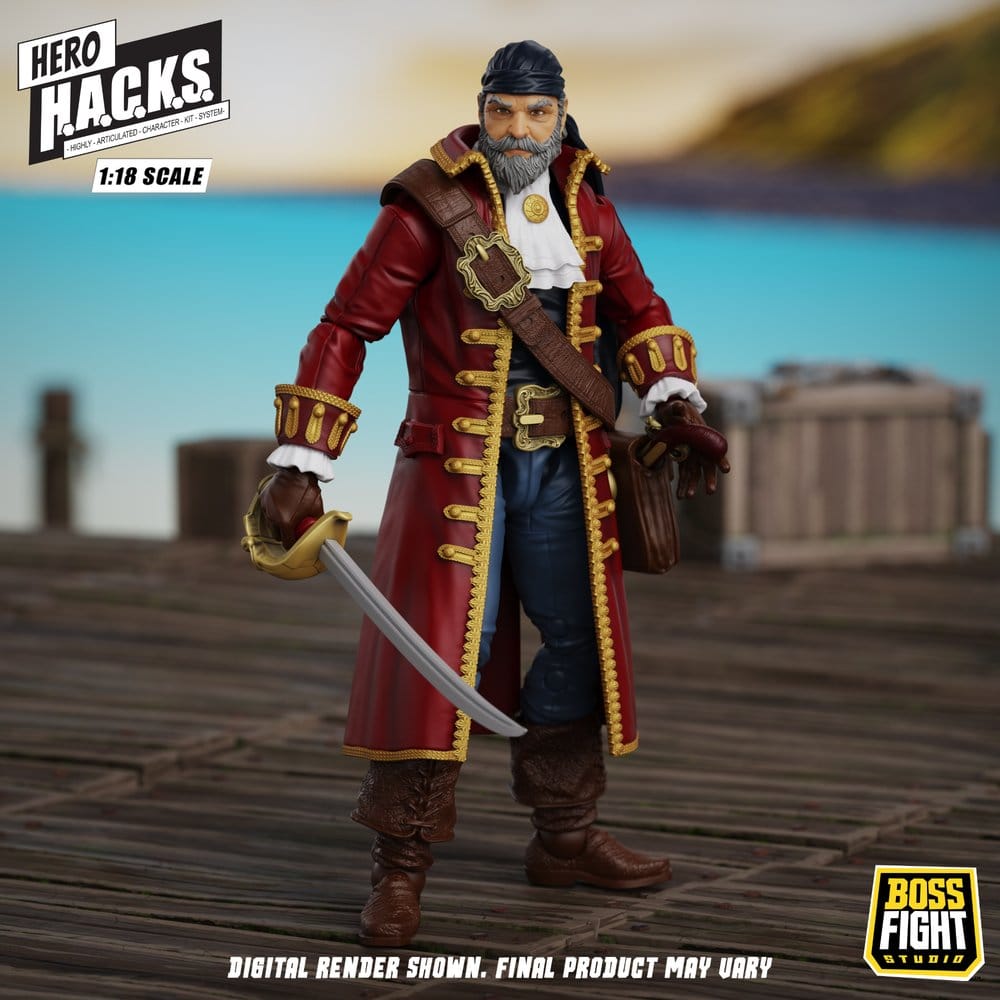 Hero H.A.C.K.S. Core Action Figure 1/18 Heroes and Villains Wave 1 John Bradford: Captain of the Temporal Voyager