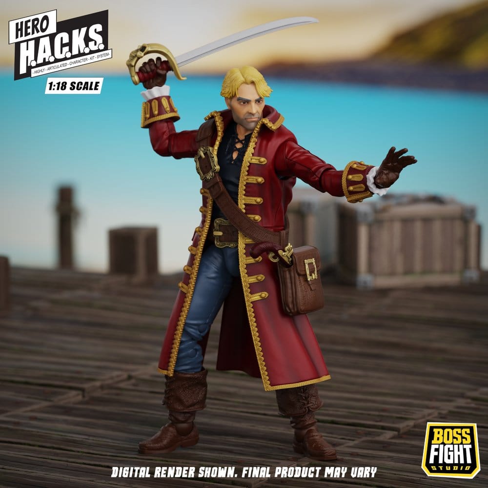 Hero H.A.C.K.S. Core Action Figure 1/18 Heroes and Villains Wave 1 John Bradford: Captain of the Temporal Voyager