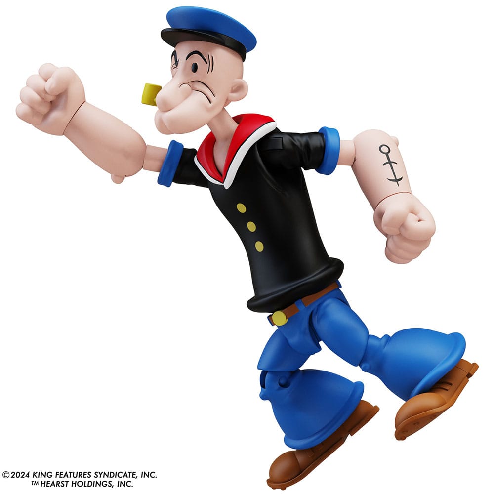 Popeye Action Figure Wave 03 Popeye 1st Appearance Black Shirt