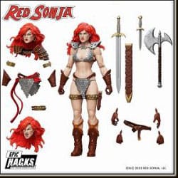 Red Sonja Epic HACKS Action Figure Red Sonja