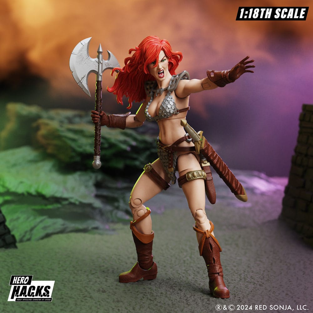 Red Sonja Hero H.A.C.K.S. Action Figure Red Sonja