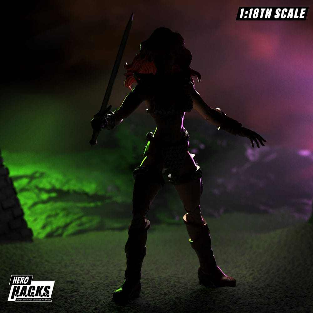 Red Sonja Hero HACKS Action Figure Red Sonja
