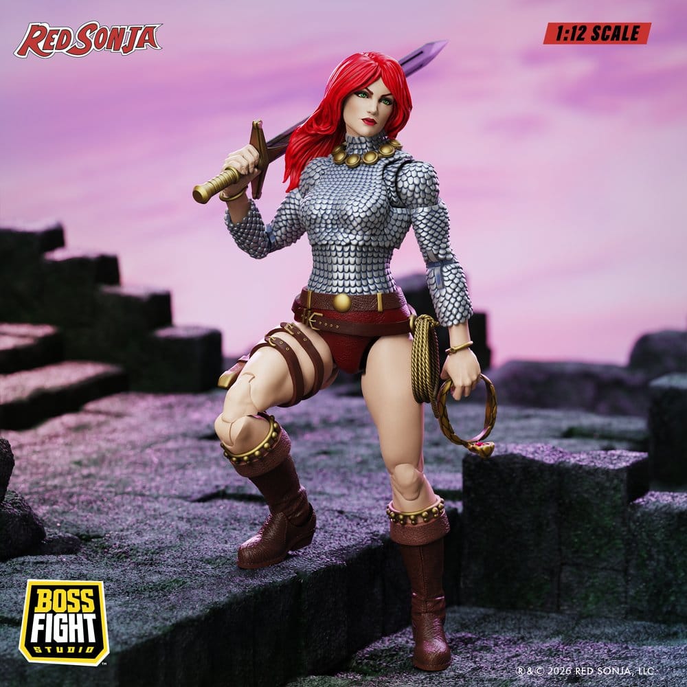 Red Sonja Epic H.A.C.K.S. Action Figure 1/12 Scale Immortal Red Sonja