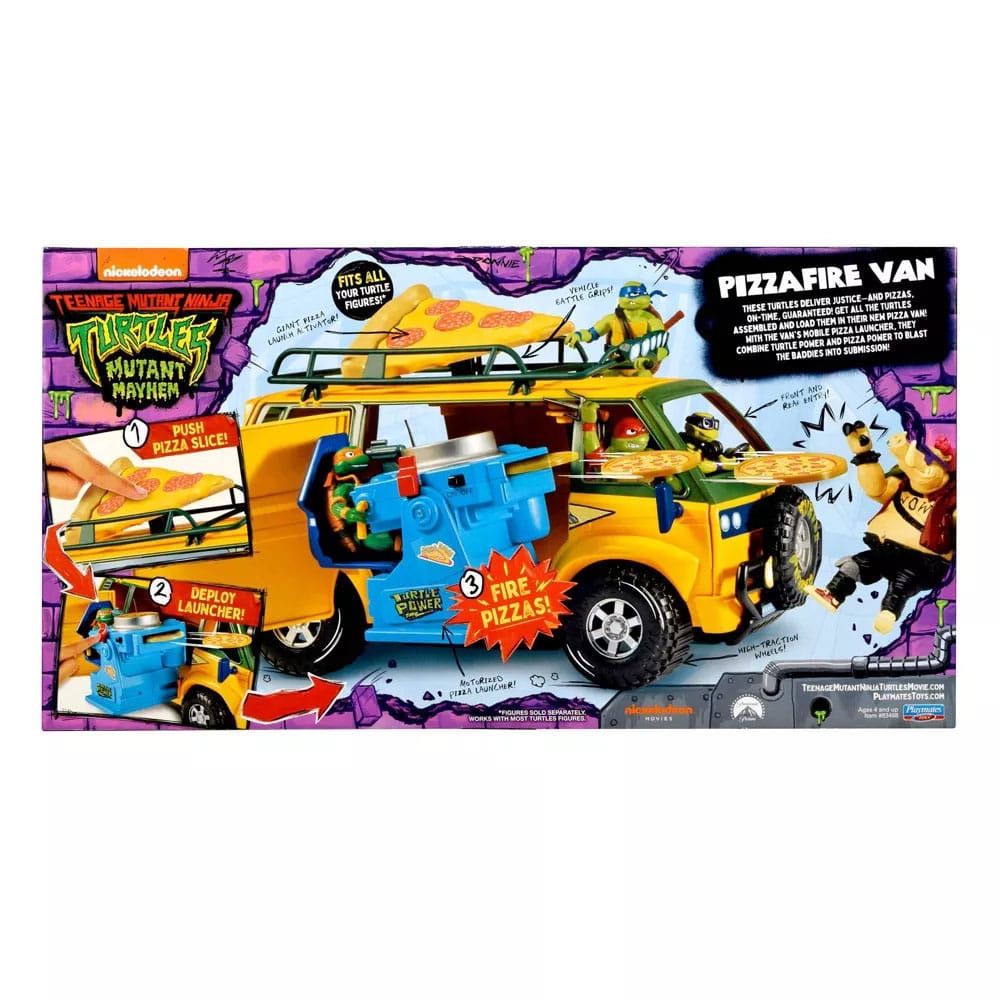 Teenage Mutant Ninja Turtles: Mutant Mayhem Vehicle Pizzafire Van 20 cm