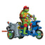 Teenage Mutant Ninja Turtles: Mutant Mayhem Action Figure Raphael & Scooter with Sidecar 11 cm