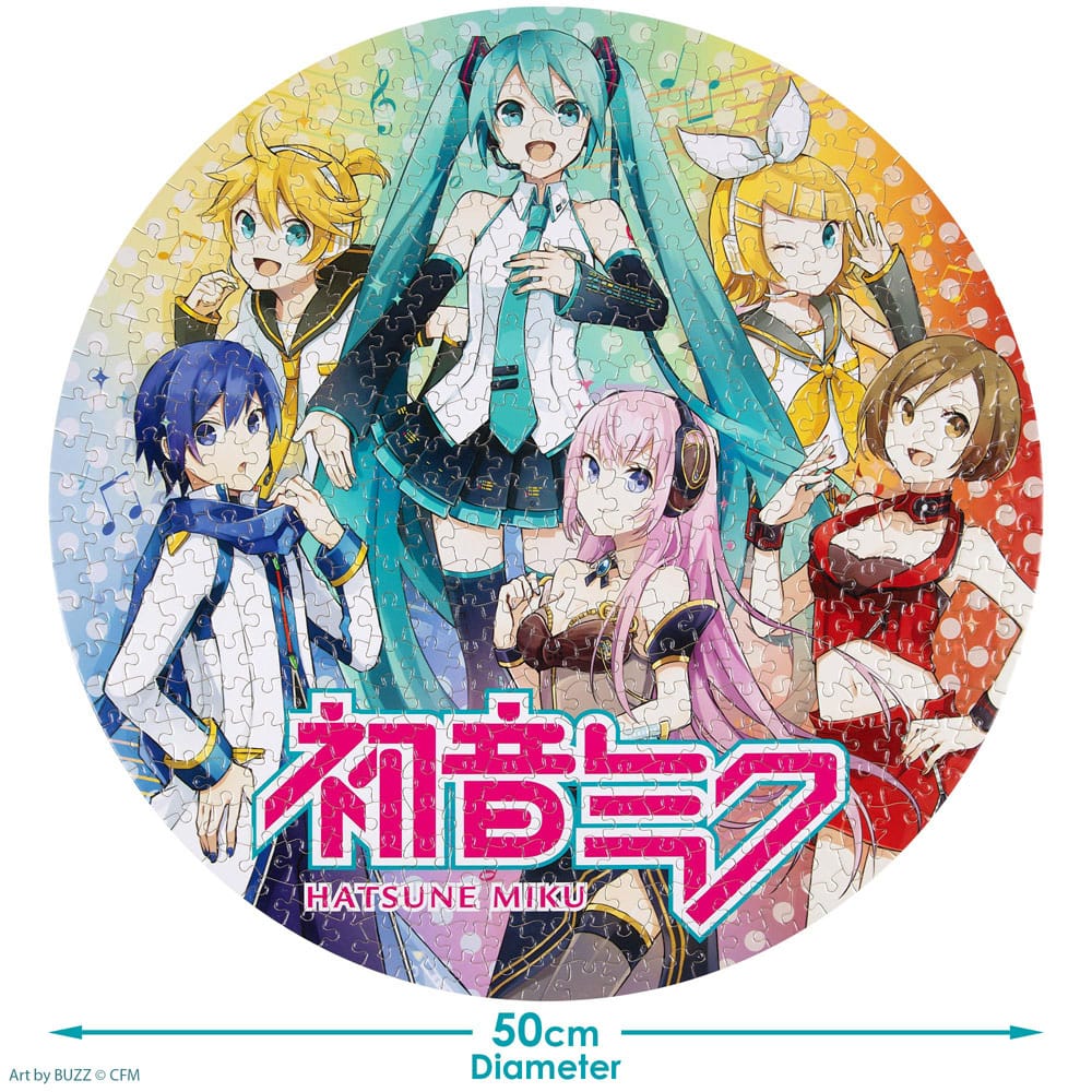 Hatsune Miku Jigsaw Puzzle Round 500 pieces