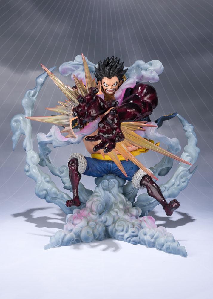 One Piece FiguartsZERO PVC Statue Monkey D. Luffy Gear 4 Leo Bazooka Reissue 18 cm