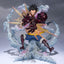 One Piece FiguartsZERO PVC Statue Monkey D. Luffy Gear 4 Leo Bazooka Reissue 18 cm