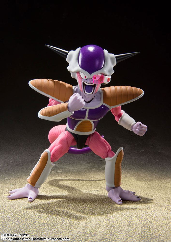 Dragonball Z SH Figuarts Action Figure Frieza First Form &amp; Frieza Pod Set 11 cm