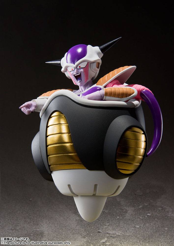 Dragonball Z SH Figuarts Action Figure Frieza First Form &amp; Frieza Pod Set 11 cm