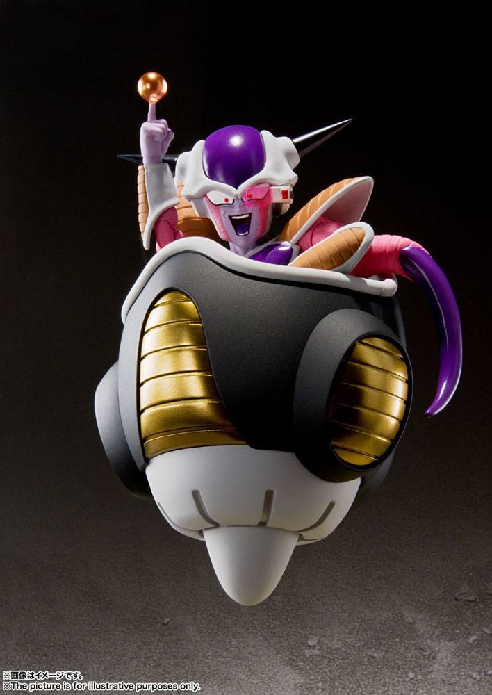 Dragonball Z SH Figuarts Action Figure Frieza First Form &amp; Frieza Pod Set 11 cm