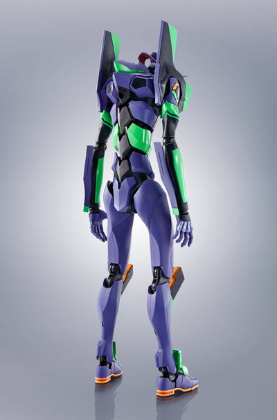 Evangelion: 3.0+1.0 Thrice Upon a Time Robot Spirits Action Figure Side EVA  Evangelion Test Type-01 + Spear of Cassius Renewal Color Edition Reissue