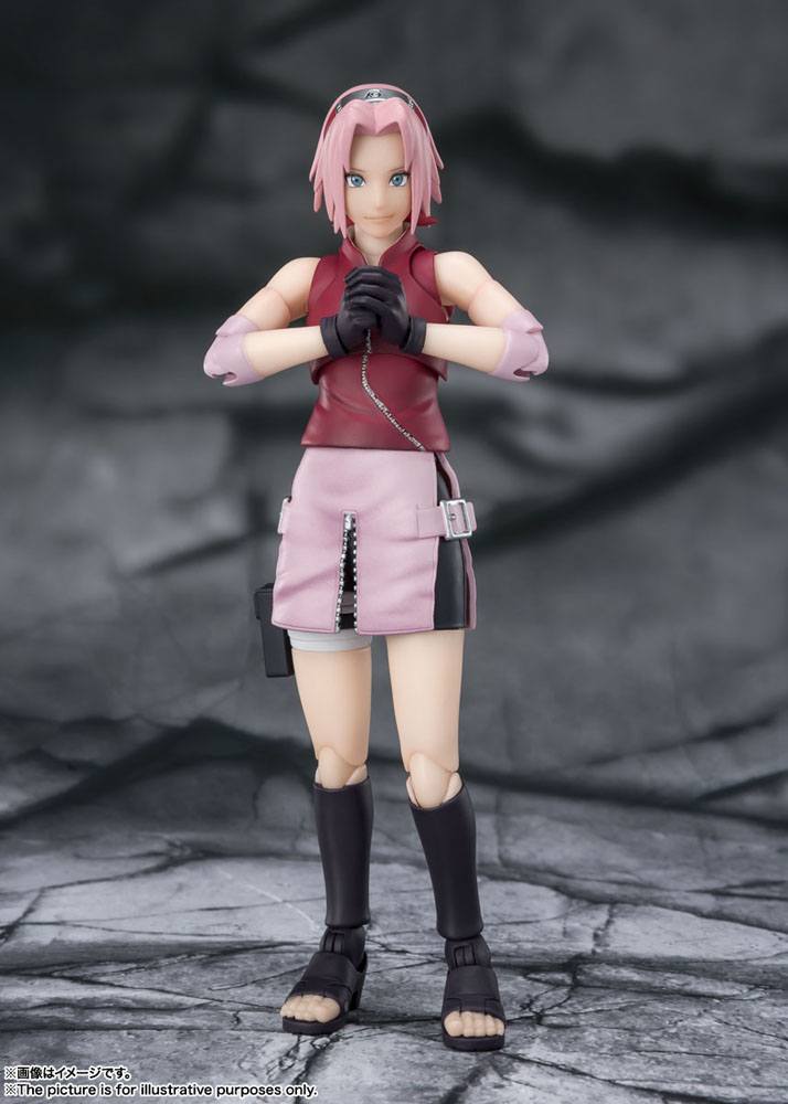 Naruto Shippuden SH Figuarts Action Figure Sakura Haruno -Inheritor of Tsunade's indomitable will- 14 cm