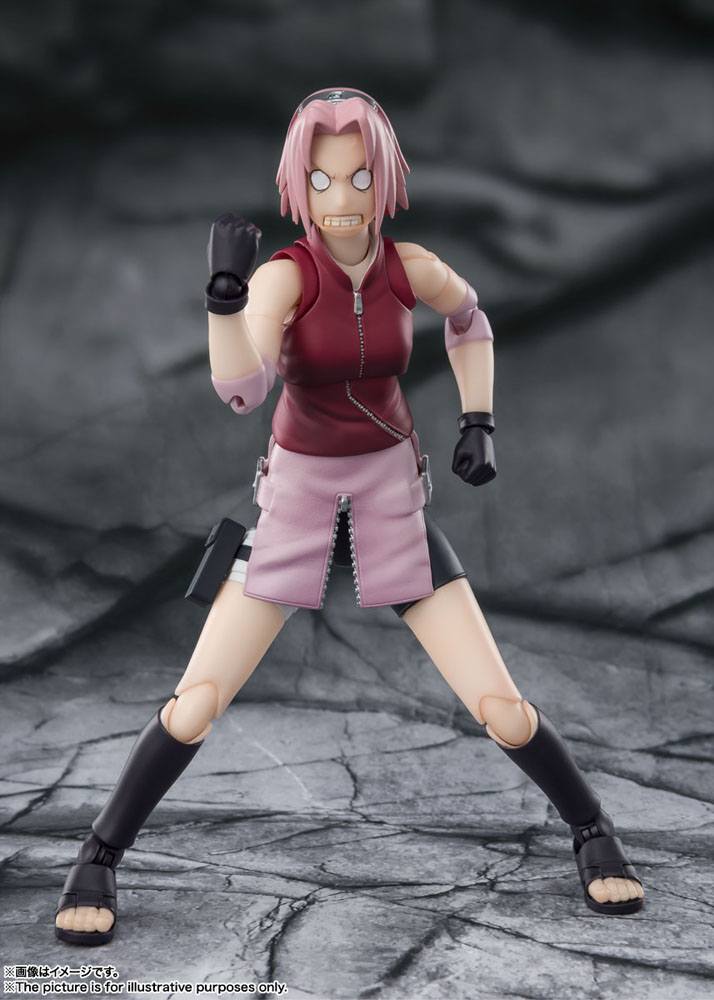 Naruto Shippuden SH Figuarts Action Figure Sakura Haruno -Inheritor of Tsunade's indomitable will- 14 cm