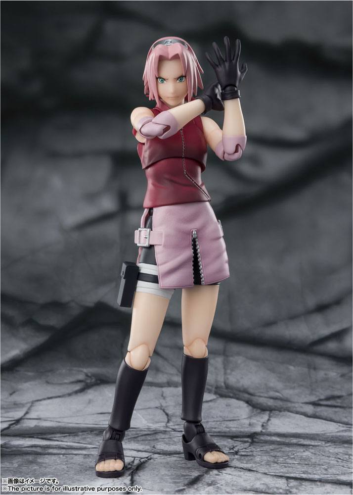 Naruto Shippuden SH Figuarts Action Figure Sakura Haruno -Inheritor of Tsunade's indomitable will- 14 cm