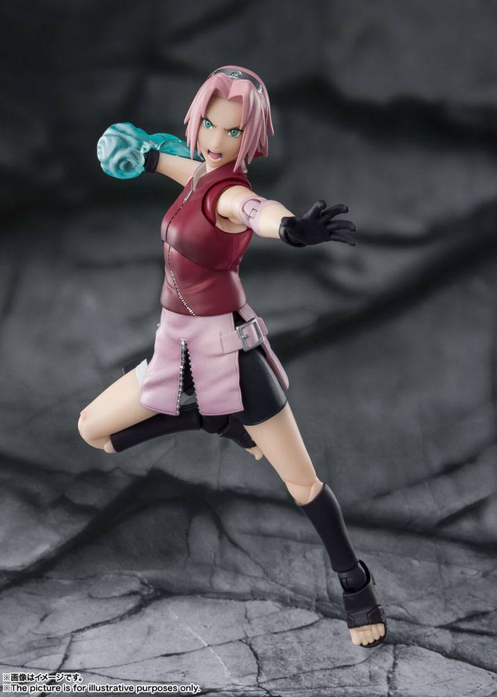 Naruto Shippuden SH Figuarts Action Figure Sakura Haruno -Inheritor of Tsunade's indomitable will- 14 cm