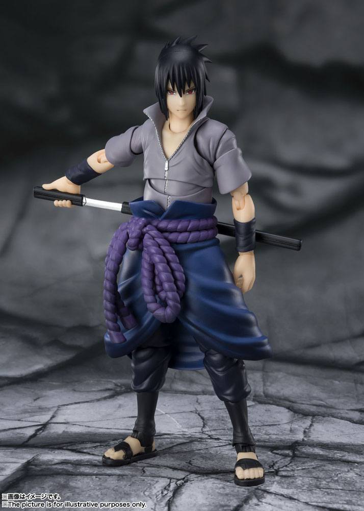 Naruto Shippuden SH Figuarts Action Figure Sasuke Uchiha -He who bears all Hatred- 15 cm