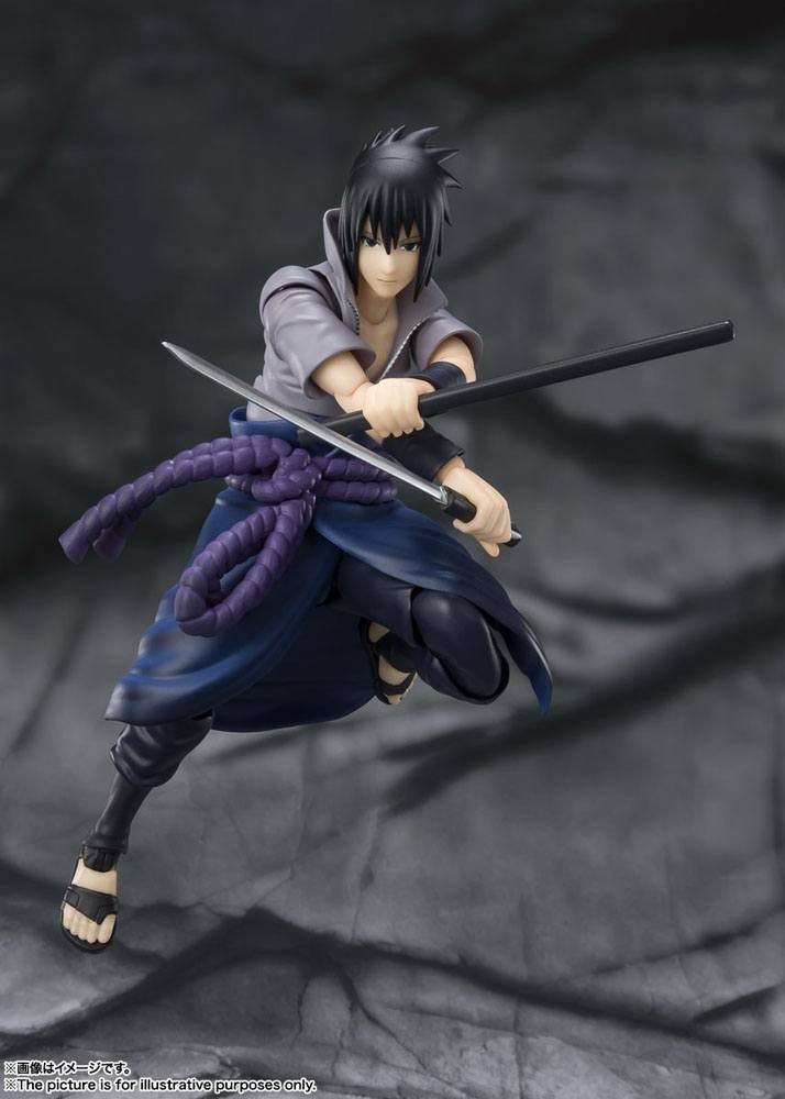 Naruto Shippuden SH Figuarts Action Figure Sasuke Uchiha -He who bears all Hatred- 15 cm