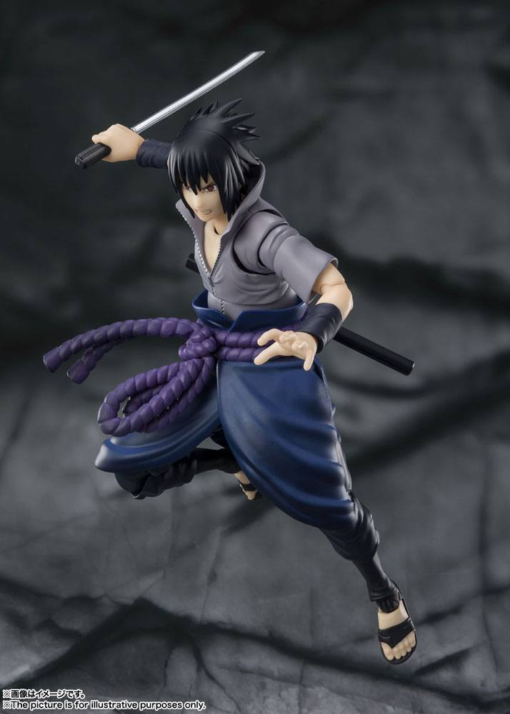 Naruto Shippuden SH Figuarts Action Figure Sasuke Uchiha -He who bears all Hatred- 15 cm