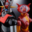 Mazinger Z Soul of Chogokin Diecast Action Figures GX-08R Aphrodai A vs GX-09R Minerva X 16 cm