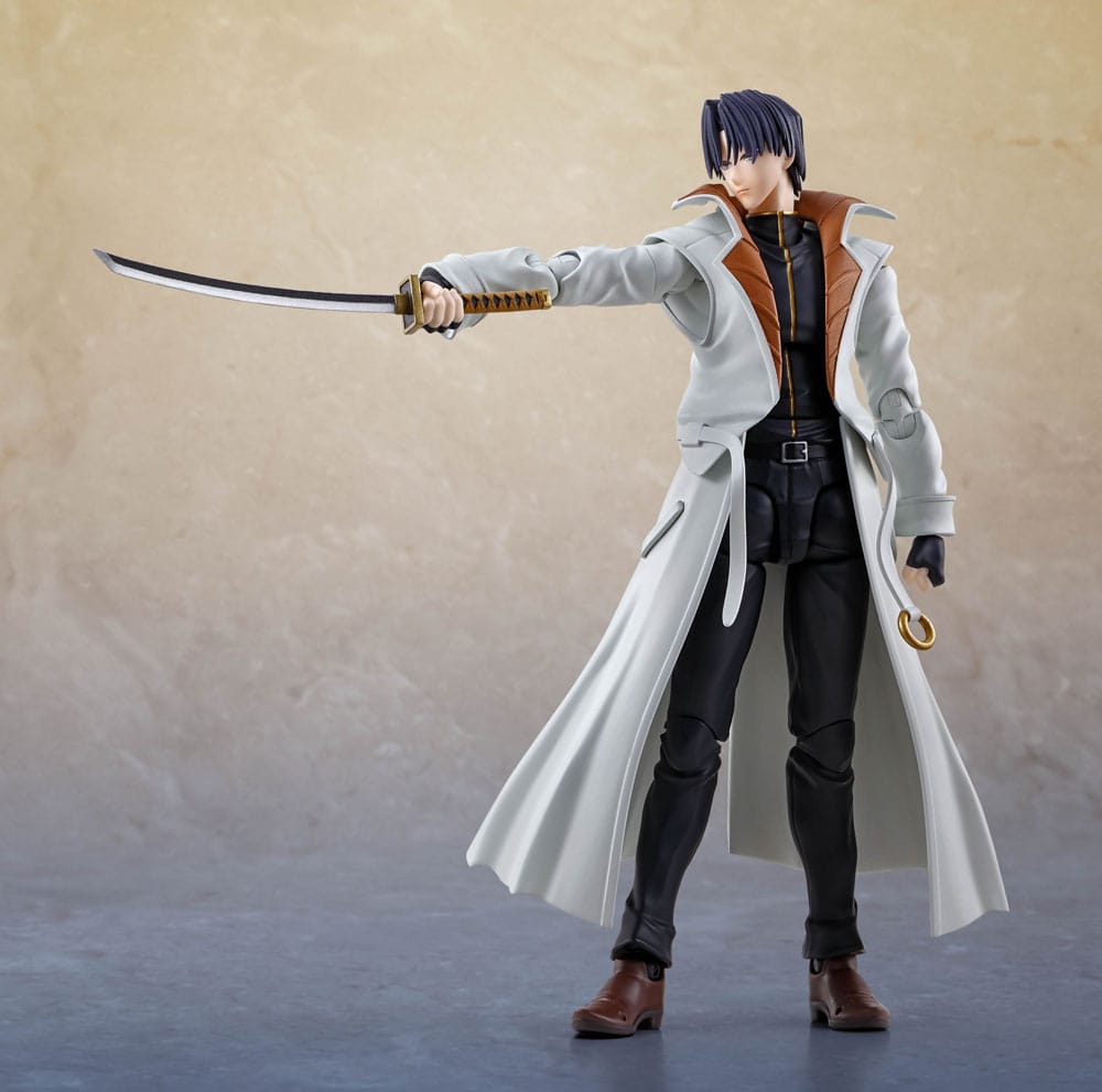 Rurouni Kenshin: Meiji Swordsman Romantic Story SH Figuarts Action Figure Aoshi Shinomori 17 cm