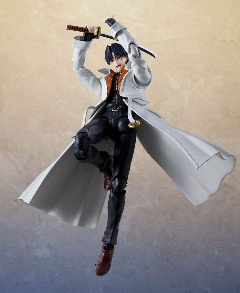 Rurouni Kenshin: Meiji Swordsman Romantic Story SH Figuarts Action Figure Aoshi Shinomori 17 cm