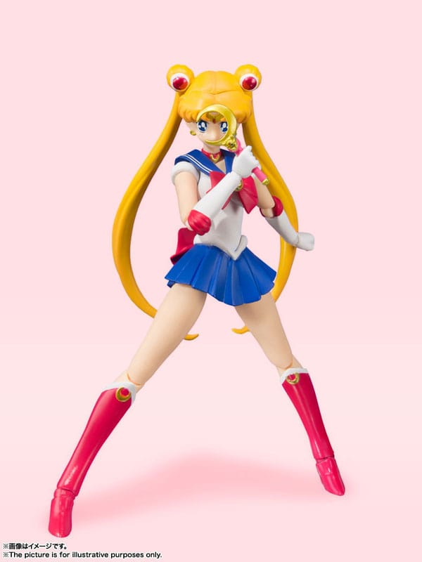 Sailor Moon SH Figuarts Action Figure Sailor Moon Animation Color Edition 14 cm