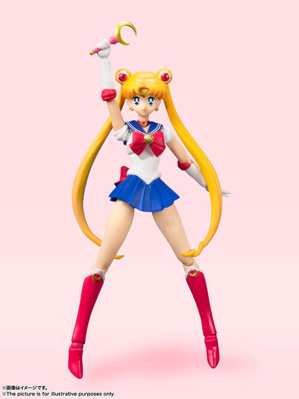 Sailor Moon SH Figuarts Action Figure Sailor Moon Animation Color Edition 14 cm