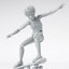S.H. Figuarts Action Figure Body-Kun School Life Edition DX Set (Gray Color Ver.) 13 cm