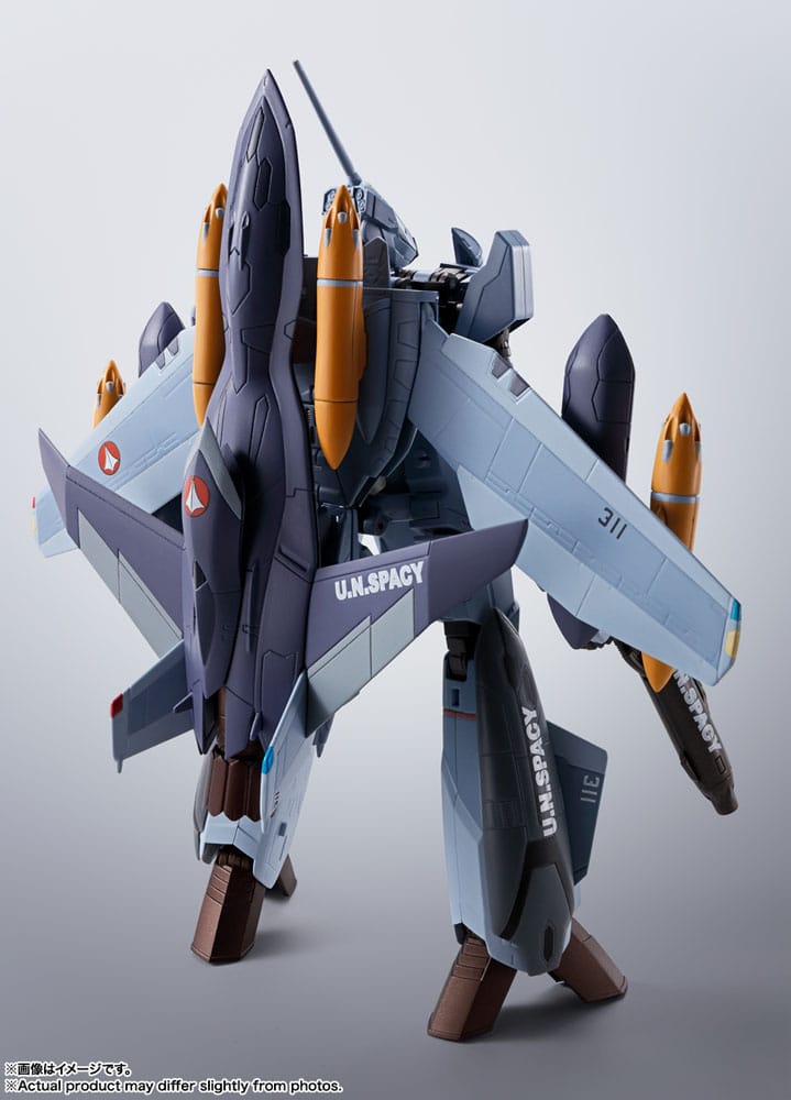 Macross Zero Hi-Metal R Action Figure VF-0A Phoenix (Shin Kudo Use) & QF-2200D-B Ghost 30 cm