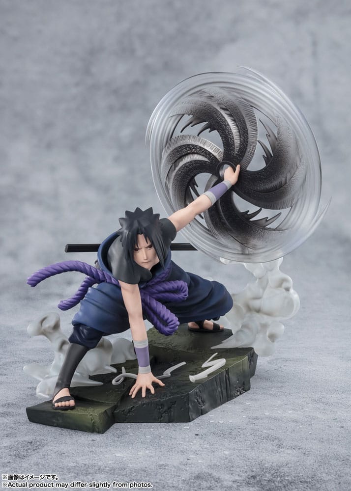 Naruto Shippuden FiguartsZERO Extra Battle PVC Statue Sasuke Uchiha -The Light & Dark of the Mangekyo Sharingan- 20 cm