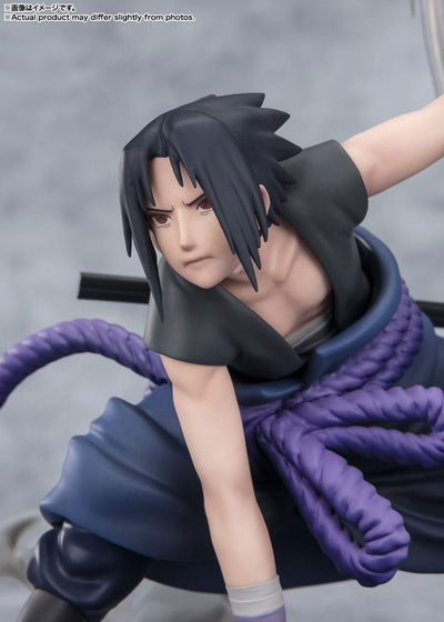 Naruto Shippuden FiguartsZERO Extra Battle PVC Statue Sasuke Uchiha -The Light & Dark of the Mangekyo Sharingan- 20 cm