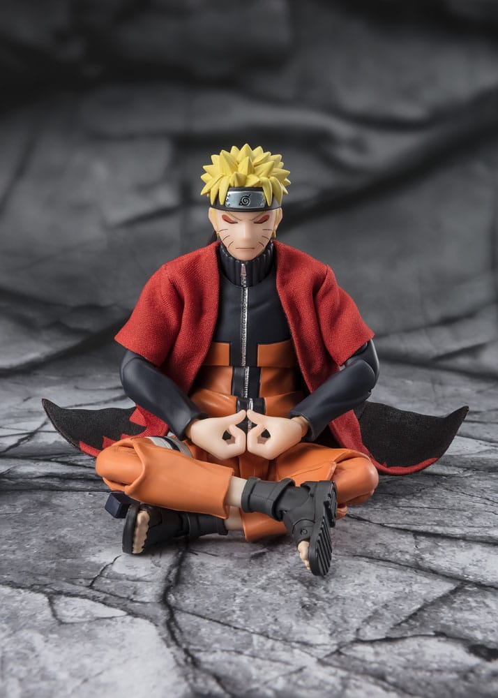 Naruto Shippuden SH Figuarts Action Figure Naruto Uzumaki (Sage Mode) - Savior of Konoha 15 cm