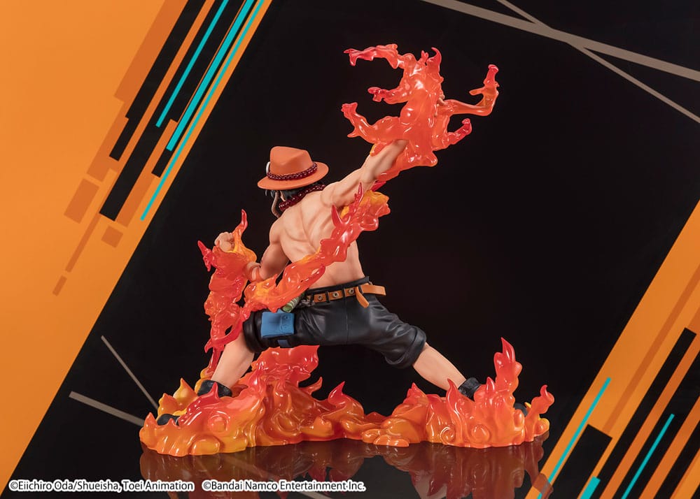 One Piece FiguartsZERO PVC Statue (Extra Battle) Portgas. D. Ace -One Piece Bounty Rush 5th Anniversary- 17 cm