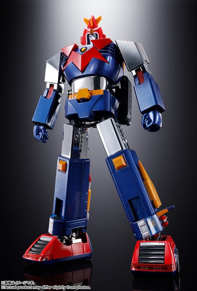 Super Electromagnetic Machine Voltes V Soul of Chogokin Diecast Action Figure GX-31SP Chodenji Machine Voltes V Chogokin 50th Ver. 25 cm