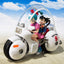 Dragon Ball S.H. Figuarts Vehicle with Figure Bulma's Motorcycle Hoipoi Capsule No. 9 17 cm
