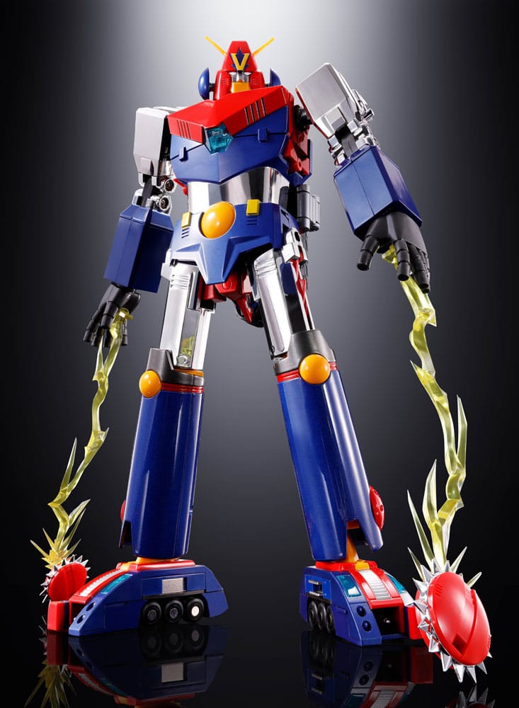 Super Electromagnetic Machine Voltes V Soul of Chogokin Diecast Action Figure GX50-SP Com-Battler V Chogokin 50th Anniversary Ver. 25 cm