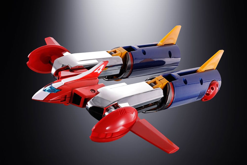 Super Electromagnetic Machine Voltes V Soul of Chogokin Diecast Action Figure GX50-SP Com-Battler V Chogokin 50th Anniversary Ver. 25 cm