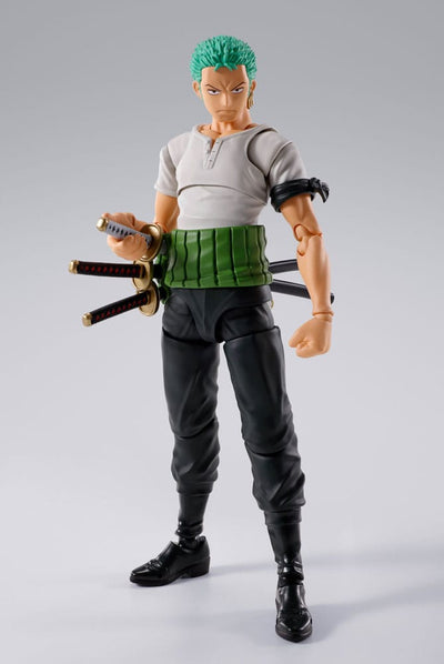 One Piece SHFiguarts Action Figure Roronoa Zoro Romance Dawn Ver. 15 cm