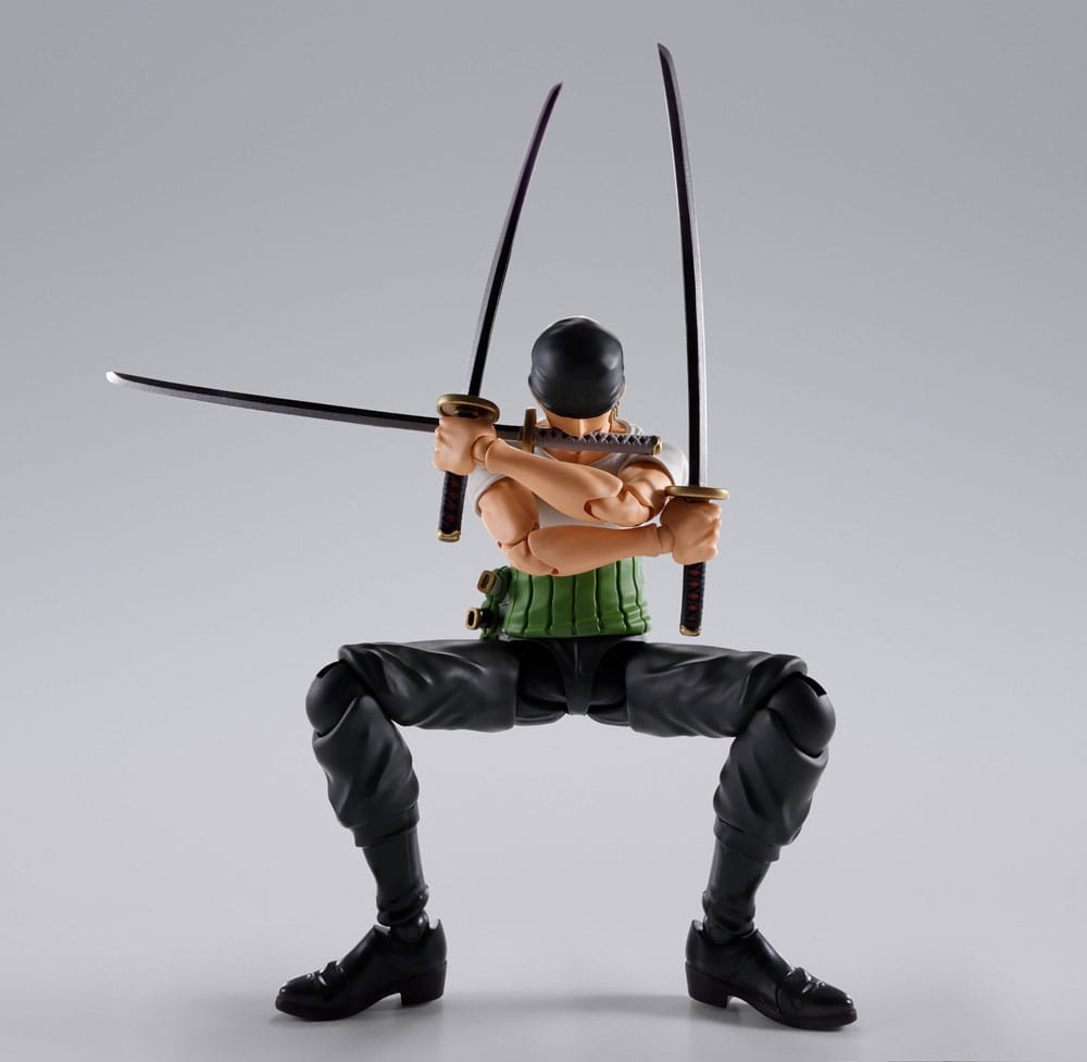 One Piece SHFiguarts Action Figure Roronoa Zoro Romance Dawn Ver. 15 cm