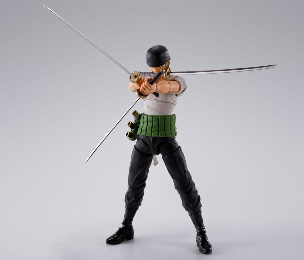 One Piece SHFiguarts Action Figure Roronoa Zoro Romance Dawn Ver. 15 cm