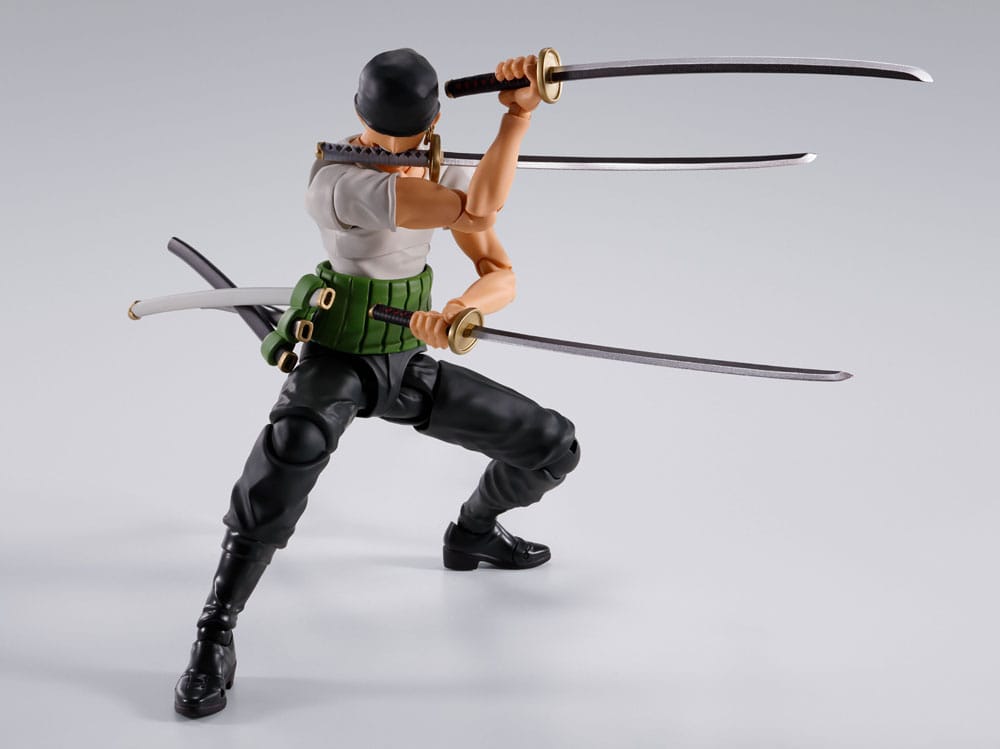 One Piece SHFiguarts Action Figure Roronoa Zoro Romance Dawn Ver. 15 cm